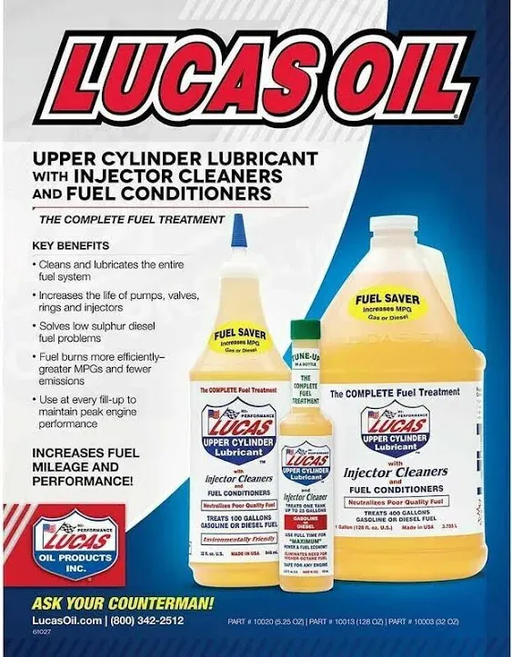 Lucas Oil Fuel Treatment