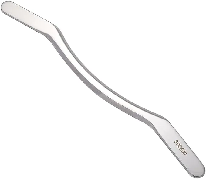 STICKON Stainless Steel Gua Sha Scraping Massage Tool IASTM Tools Great Soft Tissue Mobilization Tool (STICKON-04)