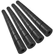 SnakeWrap Heavy Duty – 3 Pack Multi-Purpose Foam Rubber Cushioning for High Wear, High Impact Use. No Adhesive or Glue Required Black/Dk. Grey