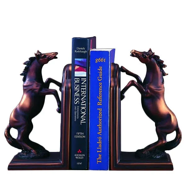 Horse Marble Bookends