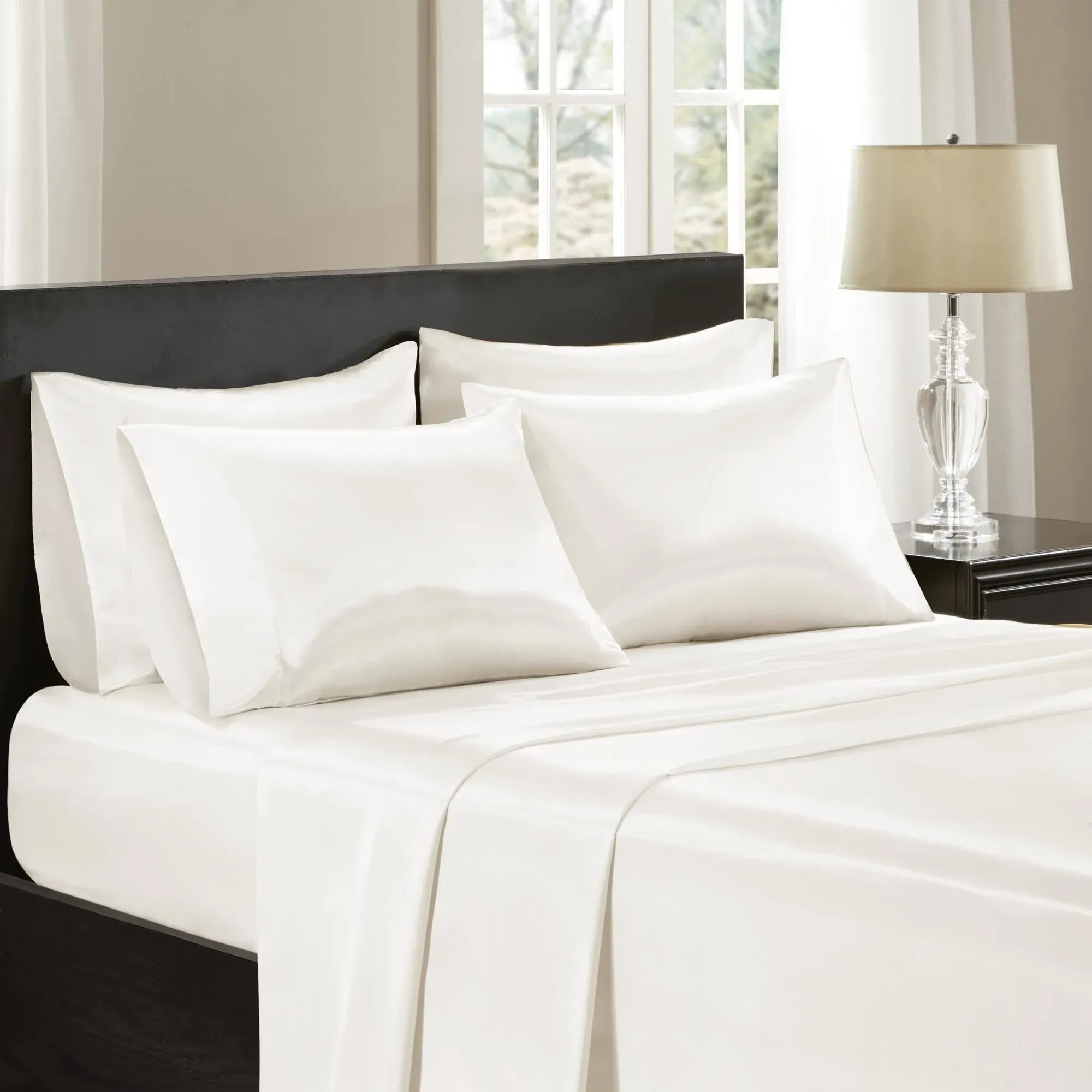 Madison Park Essentials Satin Luxury 6 PC Sheet Set