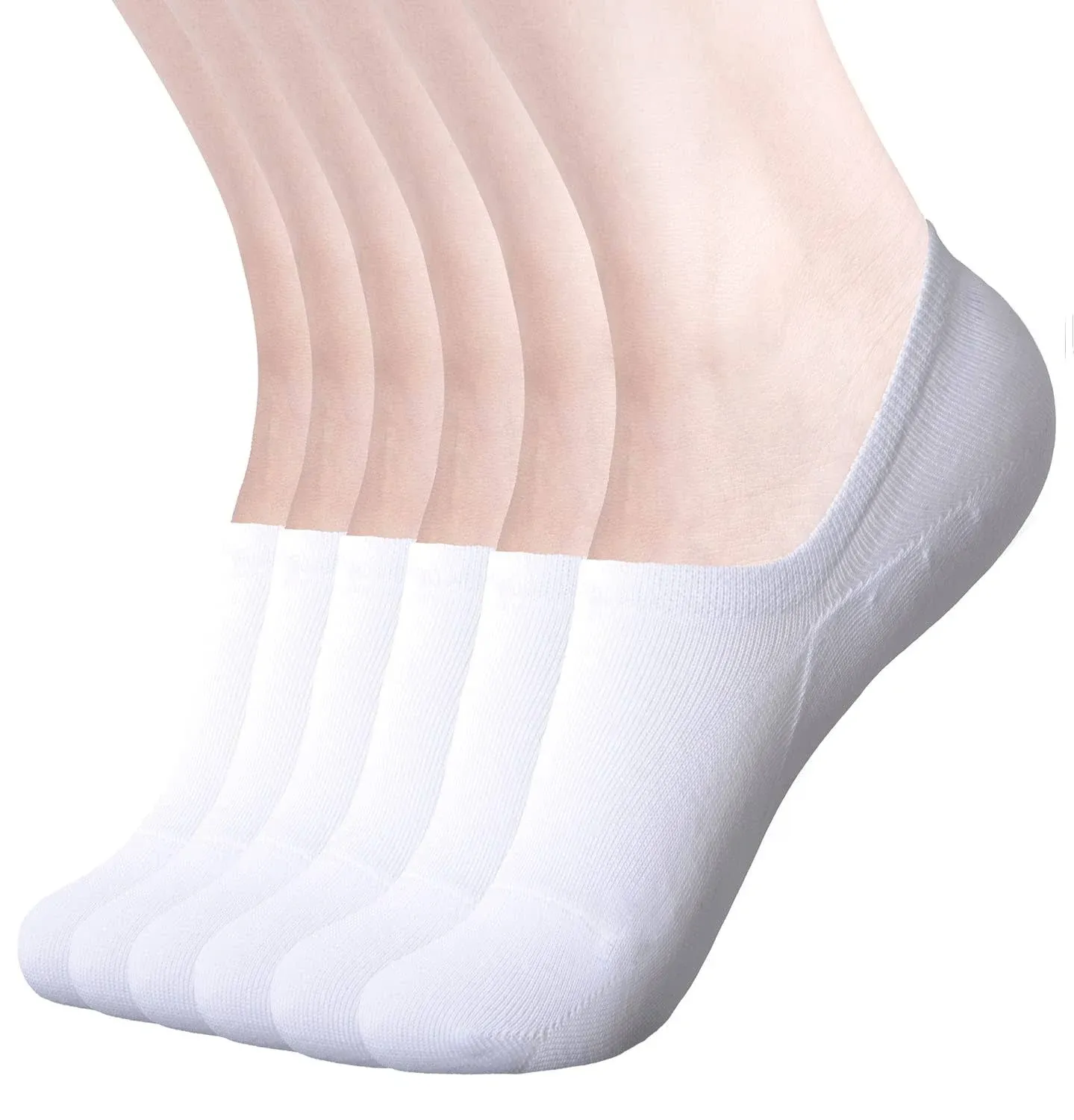 Dibaolong Womens No Show Socks Non Slip Flat Boat Line Low Cut Socks