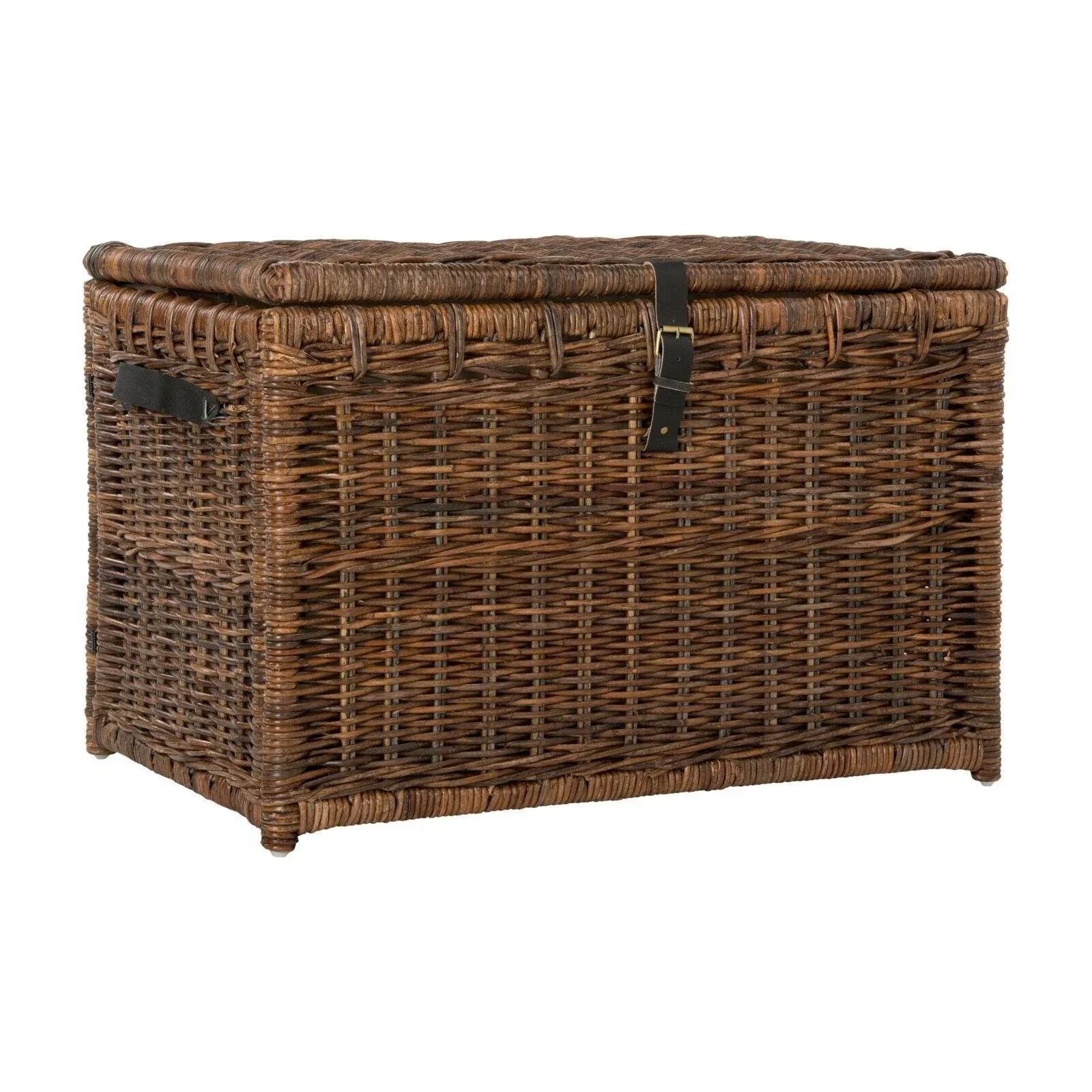 Michael 35in Wicker Storage Trunk