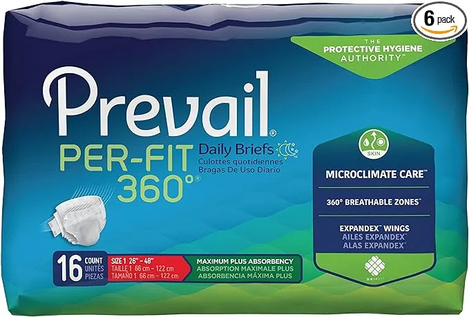 Prevail 360 Per-Fit Briefs