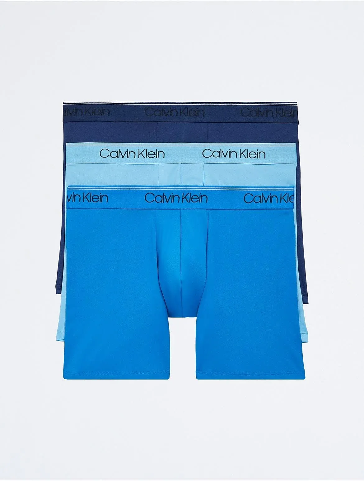 Calvin Klein Men's Microfiber Stretch 3 Pack Boxer Briefs