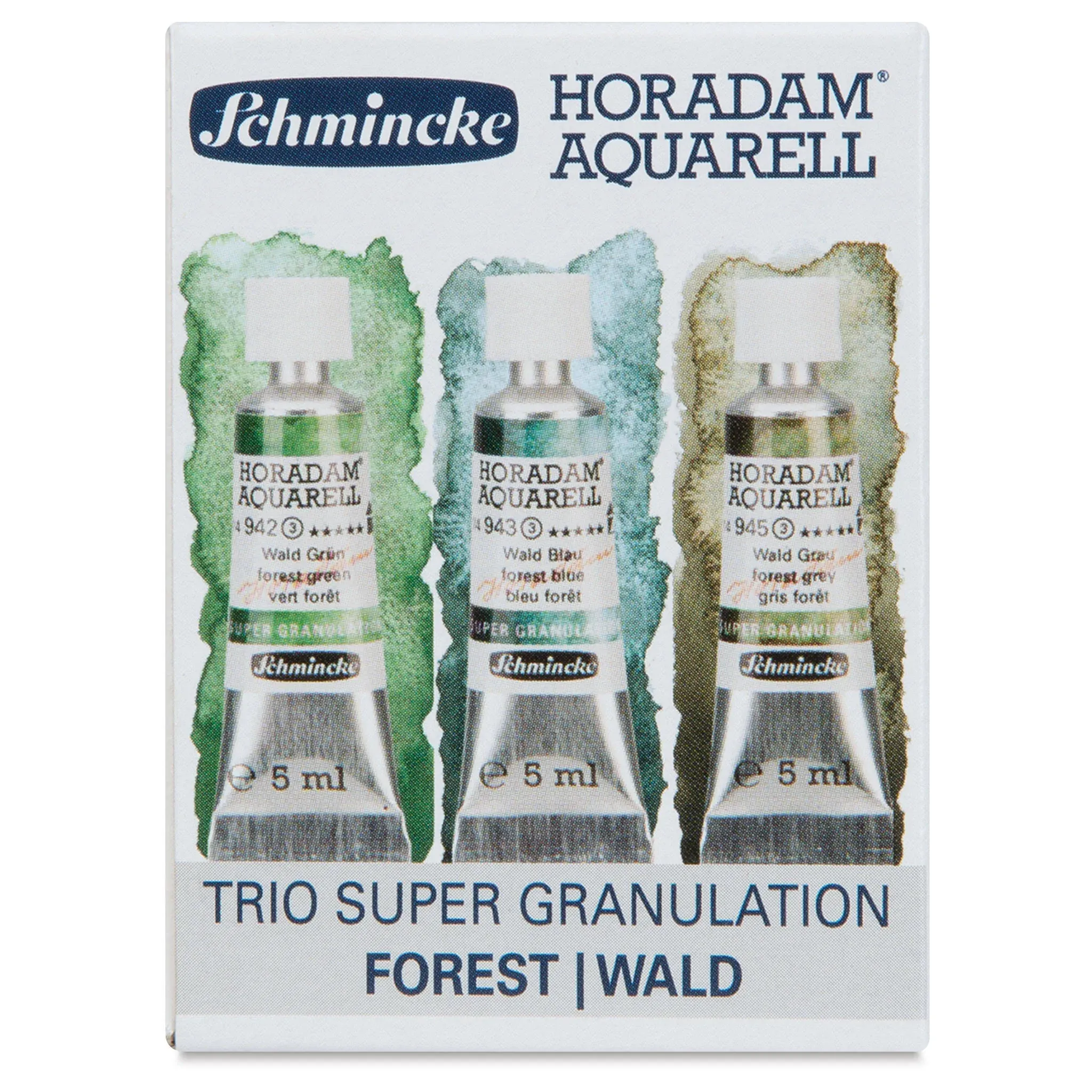 Schmincke Horadam Aquarell Watercolor - Super granulating Forest Trio Set 5 ml