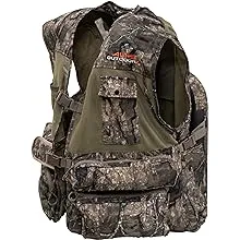 ALPS OutdoorZ Super Elite 4.0 Camo Turkey Vest Featuring Removable Fold Away Seat, Game Bag, and Call and Striker Pockets