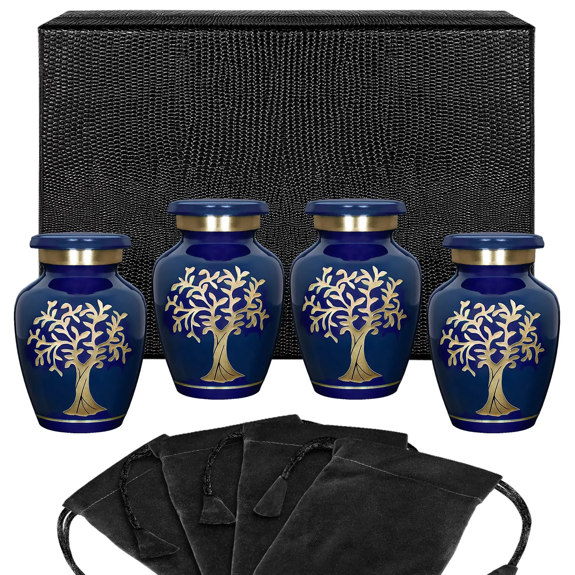 Small Urns for Human Ashes Keepsake - Cremation Urns for Human Ashes, Mini Urns for Human Ashes, Keepsake Urns for Human Ashes - Small, Grecian Black