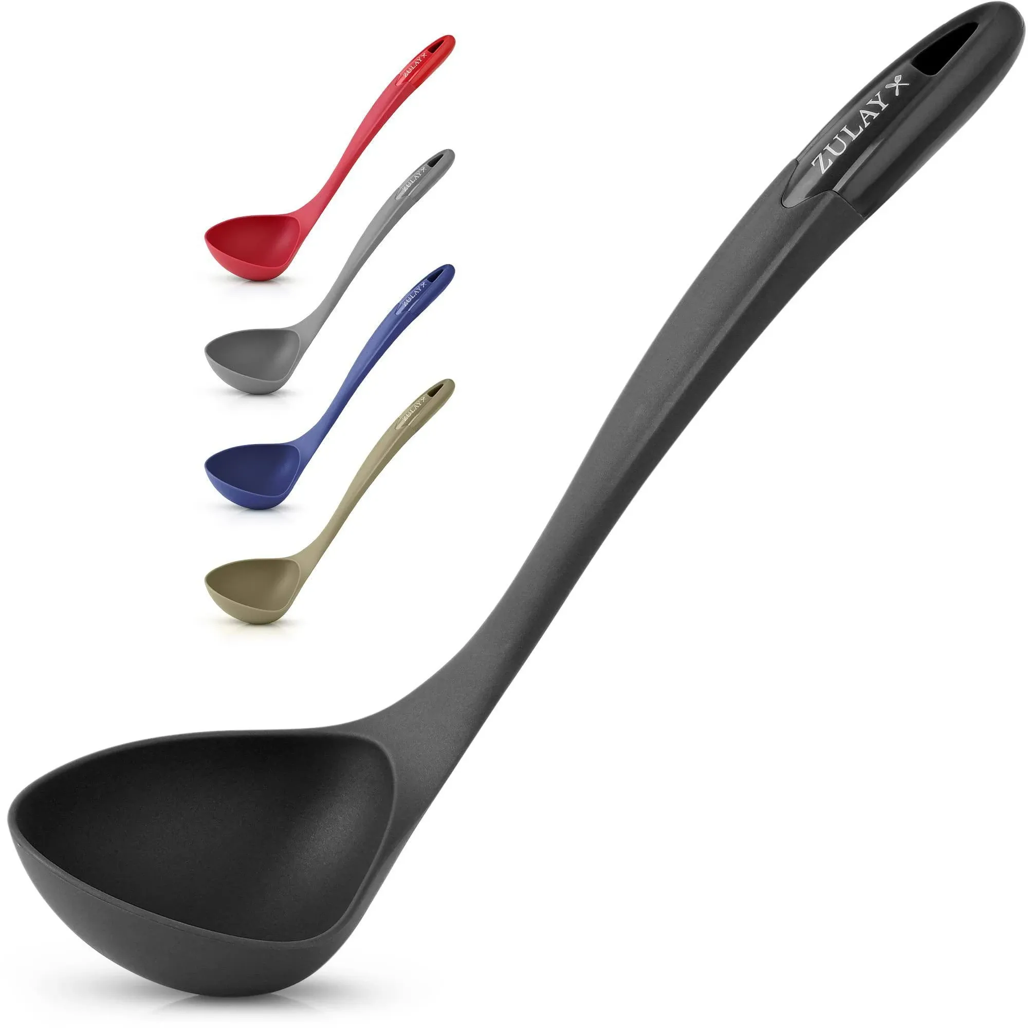 Nylon Soup Ladle Spoon Blue