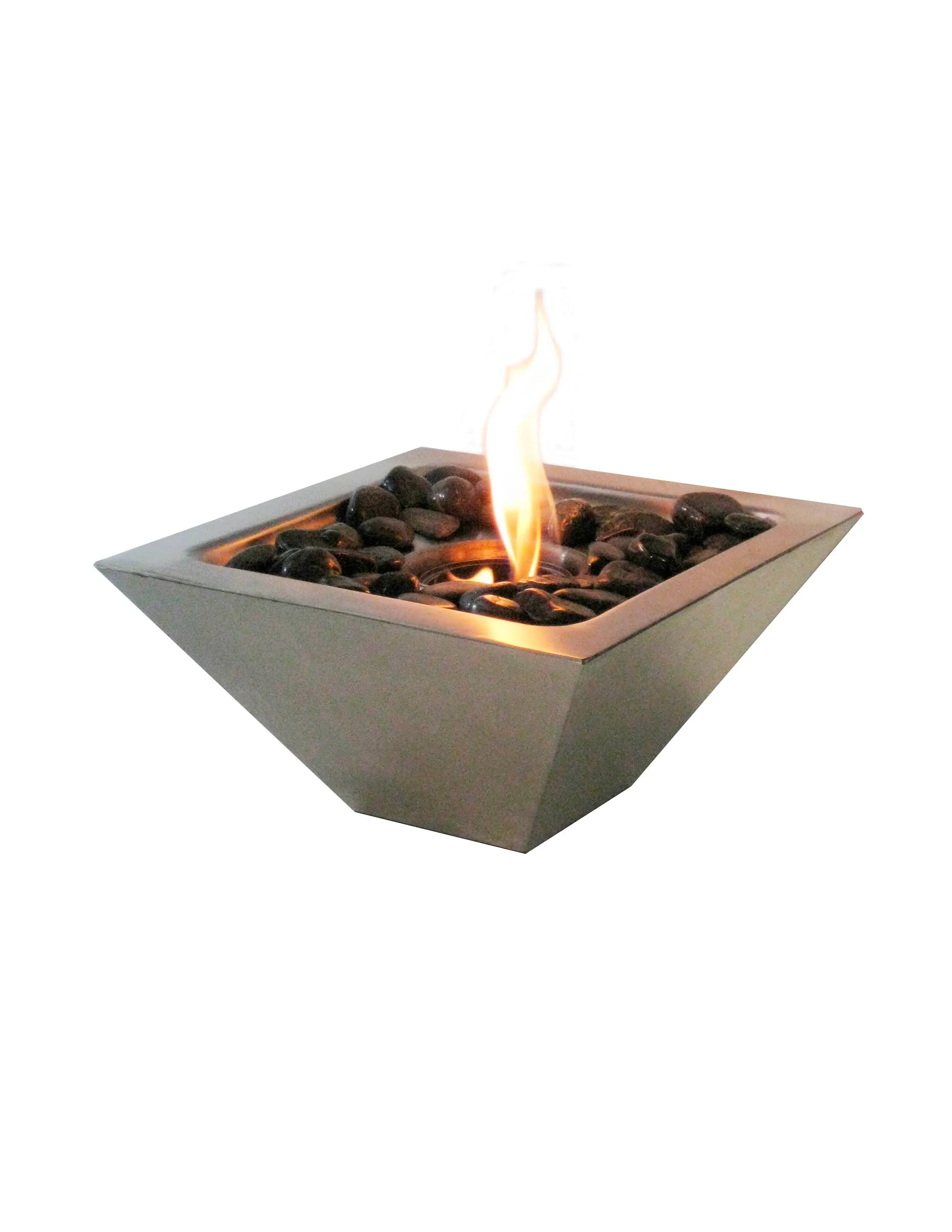 Anywhere Fireplace Empire Stainless Steel Tabletop Bio-ethanol Gel Fuel Fireplace