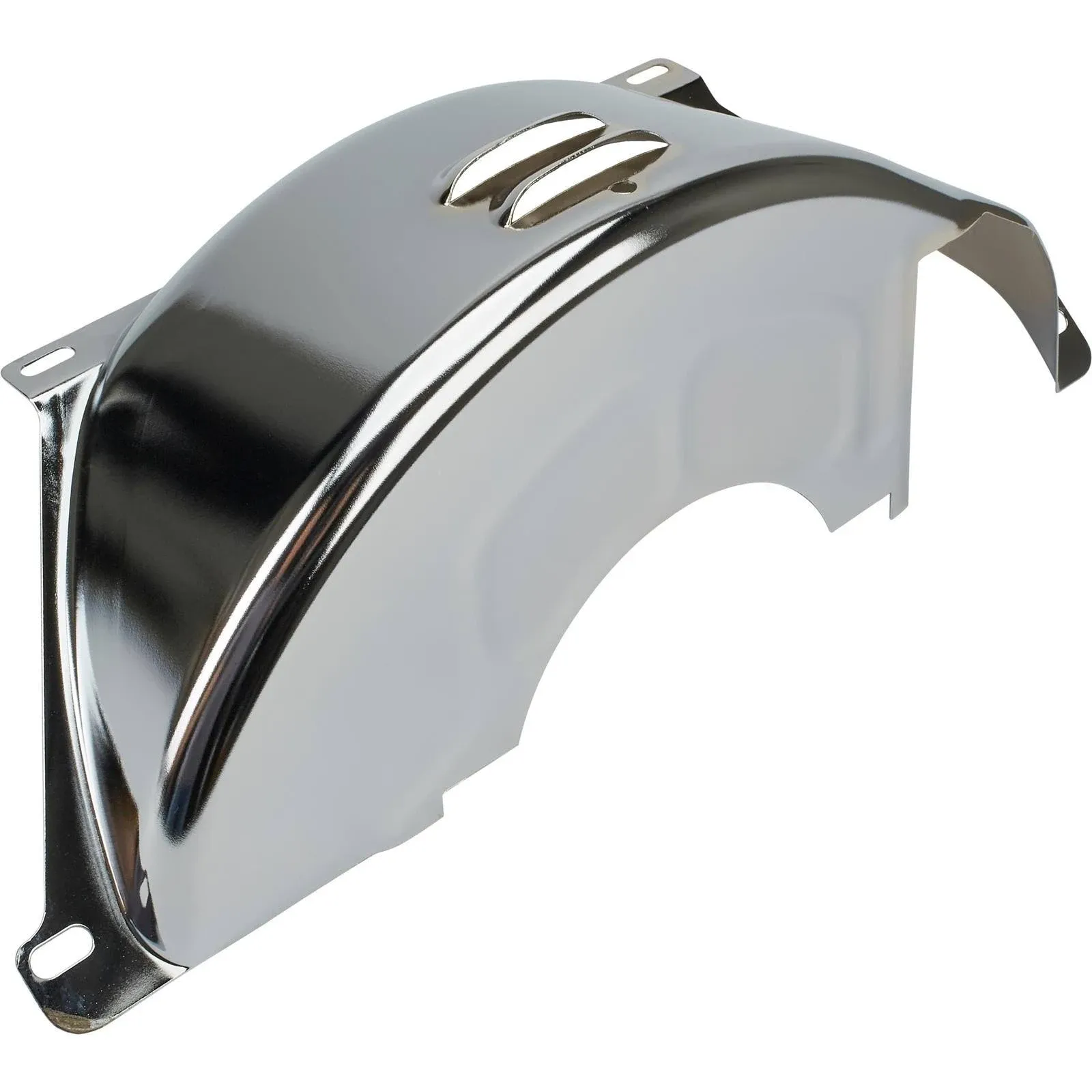 GM 700R4 Flexplate/Flyw<wbr/>heel Dust Cover-Chrome, Premium Steel Construction