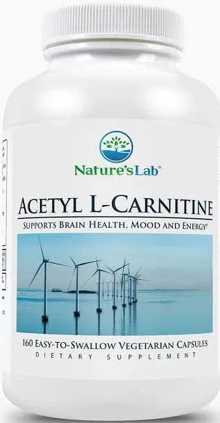 Nature's Lab Acetyl L-Carnitine 2,000mg - 160 Capsules