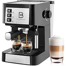 CASABREWS 20 Bar Espresso Machine, Professional Espresso Maker with Milk Frother Steam Wand, Espresso Coffee Maker and Cappuccino Machine with Removable Water Tank for Latte, Gift for Dad Mom