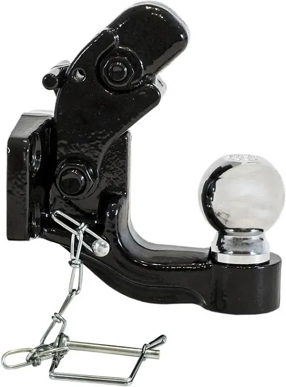 BH82000 8-Ton Combination Hitch With 2&#034; Hitch Ball &amp; Pintle Hook