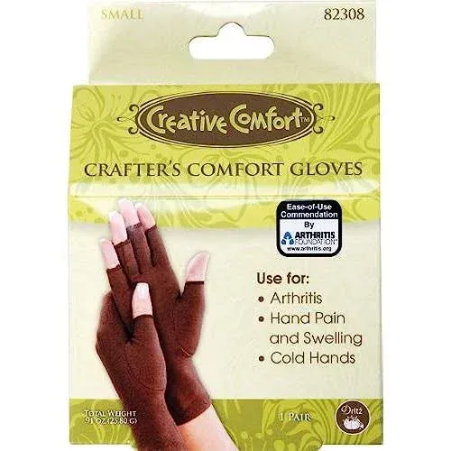 Dritz Creative Comfort Crafter's Comfort Gloves