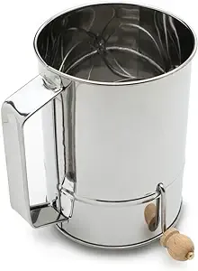 Fox Run 4-Cup Stainless Steel Flour Sifter