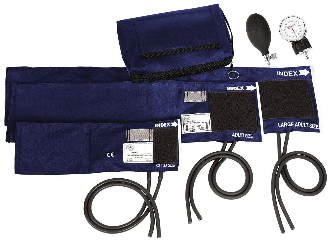 Prestige Medical 3-in-1 Aneroid Sphygmomanometer Set & Carrying Case