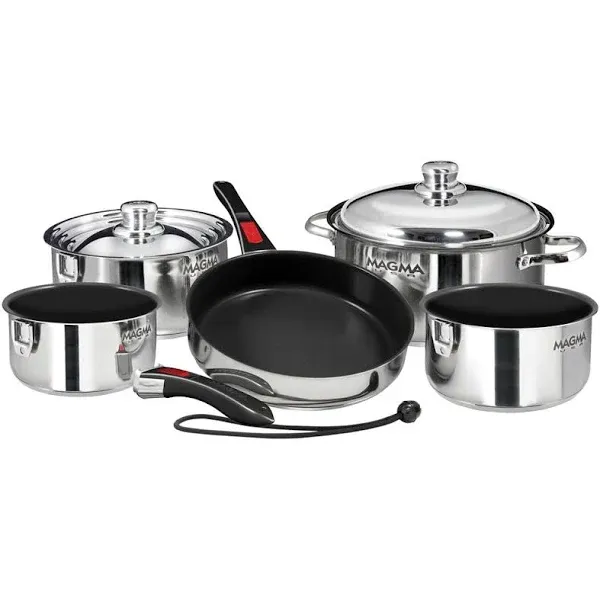 MAGMA Nestable 10-Piece Cookware Pans