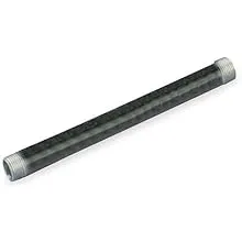 Supply Giant 1136PBLK Black Steel Pipe, Schedule 40 Threaded Fitting, 1-1/4 In. x 36 In.