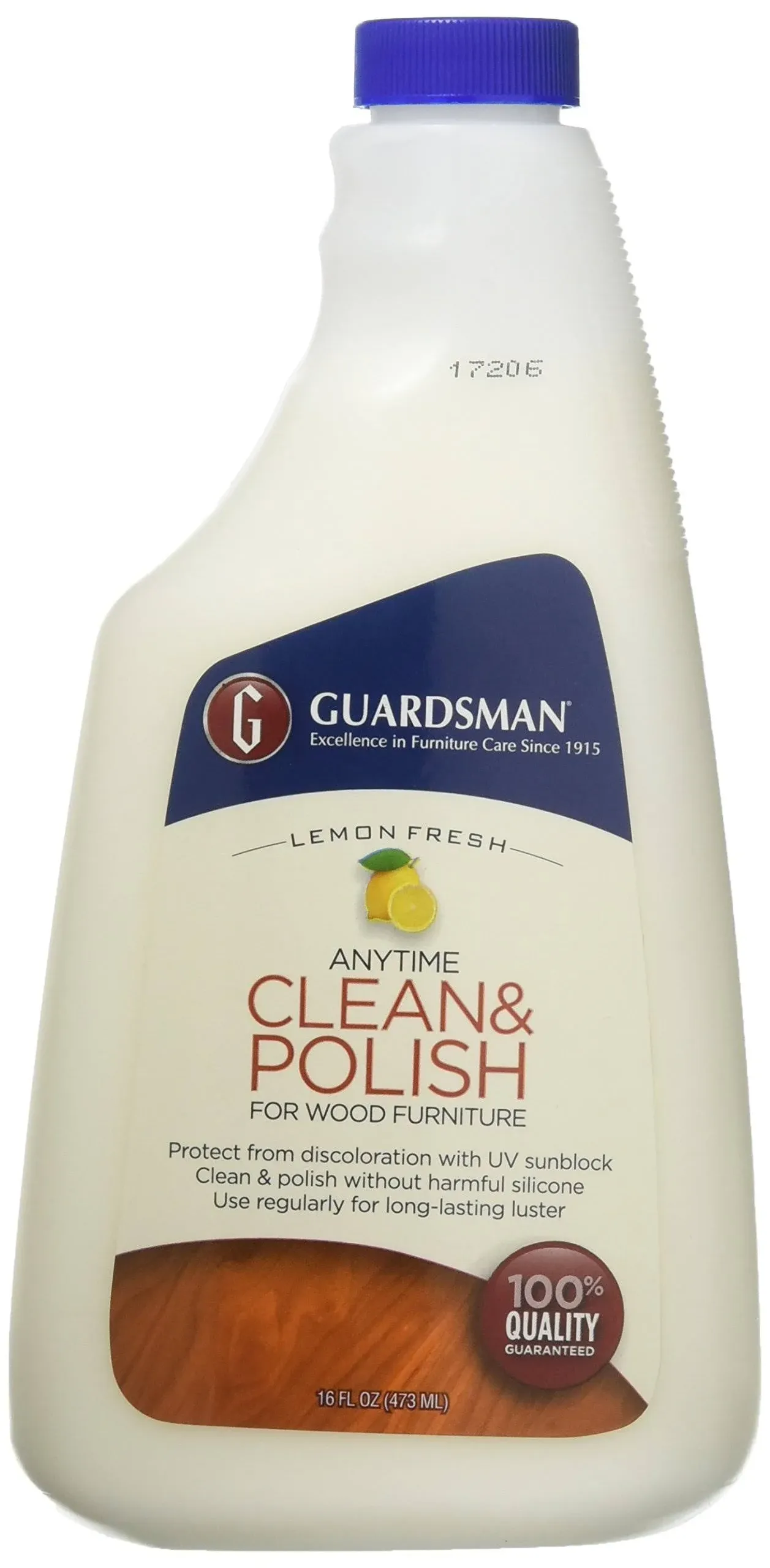 Guardsman Clean Polish For Wood Furniture Lemon Fresh