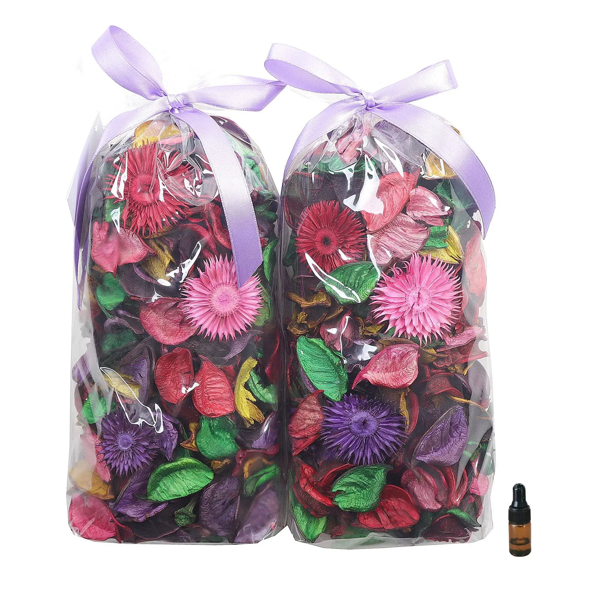 Qingbei Rina Christmas Potpourri Bags Mixed Scented Holiday Potpourri Dried FlowersDecorative Bowl FillerHome Fragrance Sache