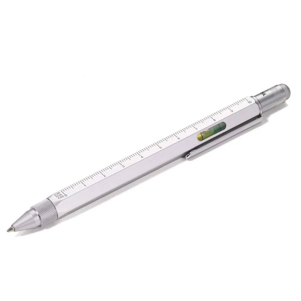 Troika Construction Ballpoint Pen, Silver (PIP20SI)