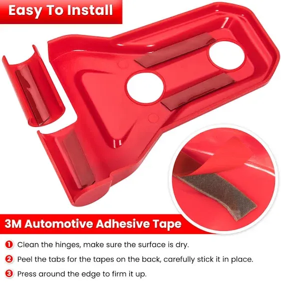 Door Hinge Cover Trim for Jeep Wrangler JL JLU JT 2018-2022 Exterior Accessories