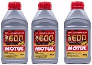 BRAKE FLUID RBF 600 FACTORY LINE SYNTHETIC DOT 4 RACING 500ml - Set of 3