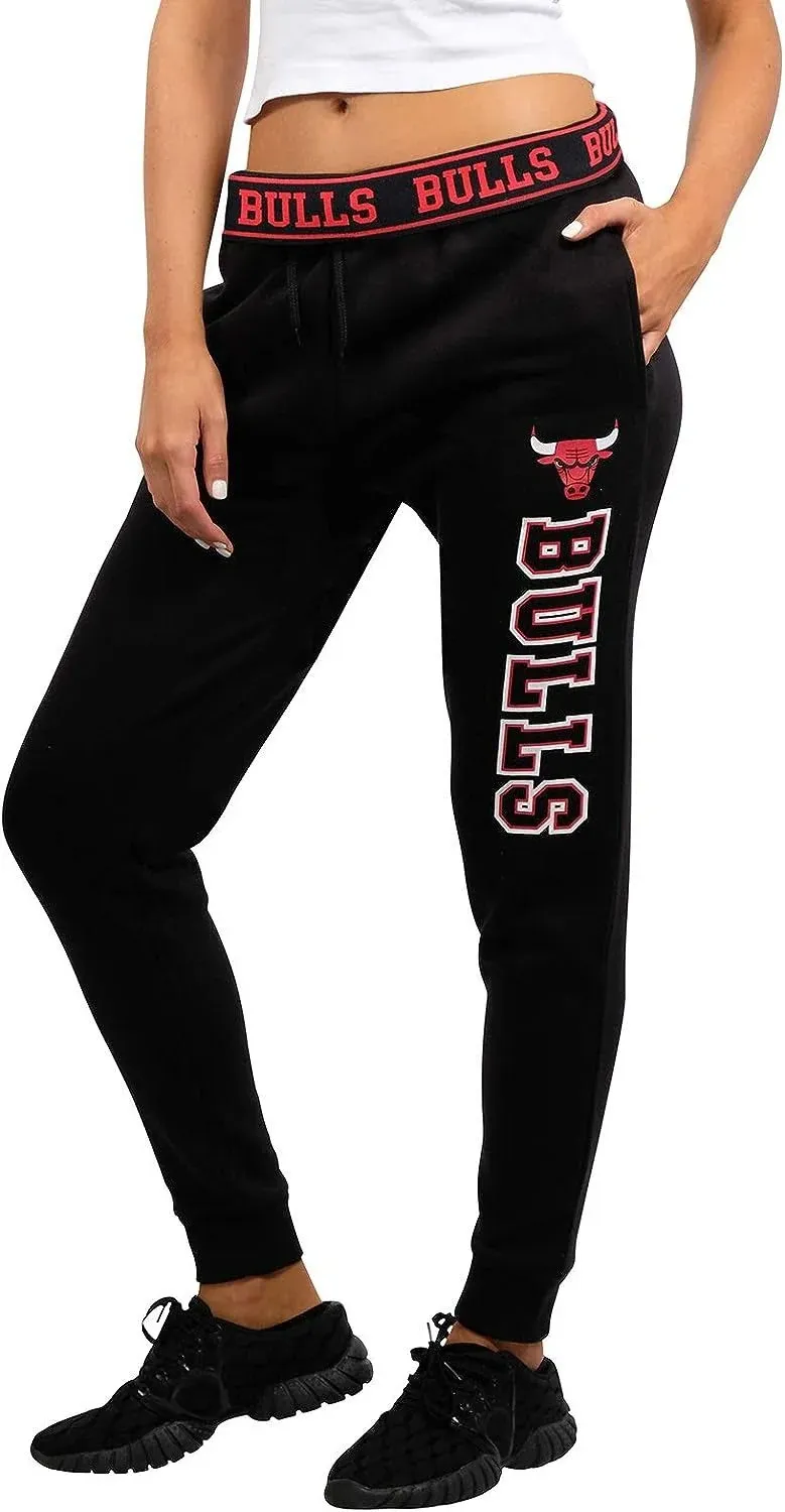 Ultra Game NBA Women's Jogger Pants Active Basic Fleece Sweatpants