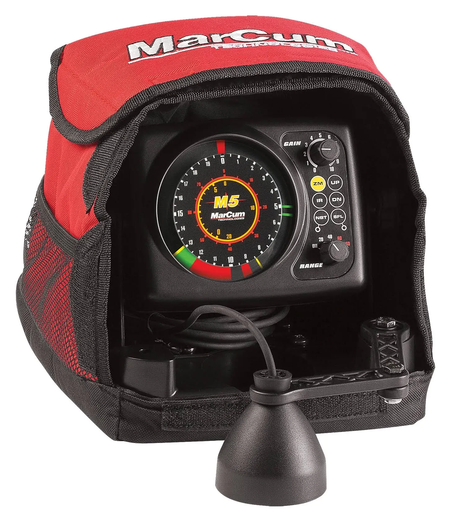 Marcum M5L Lithium Flasher System with Carry Bag