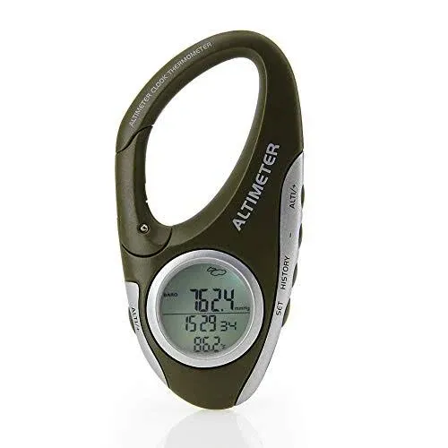 Barometer Altimeter Thermometer Metric Altitude Monitor for Climbing Camping Out