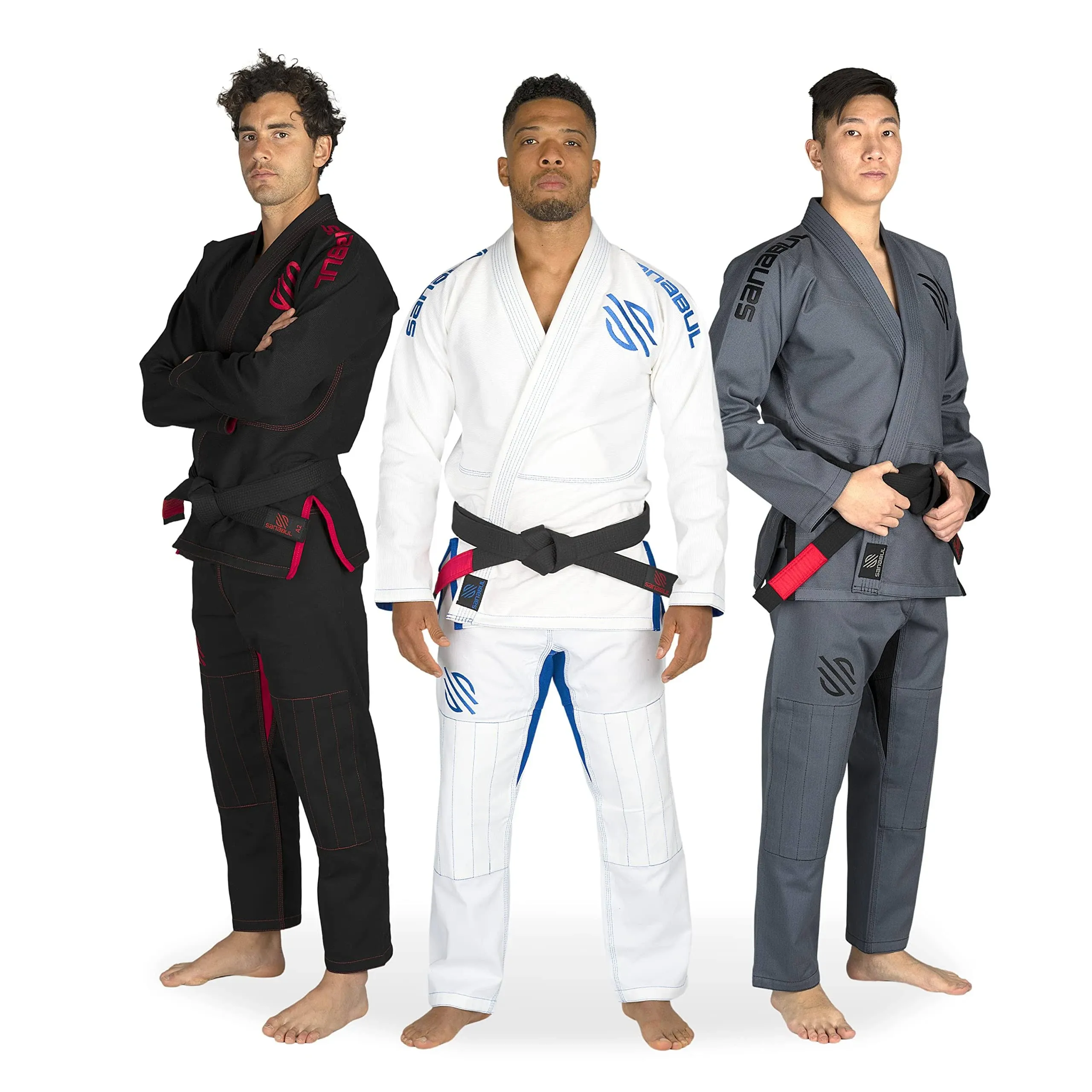 Sanabul Essentials V.2 Ultra Light BJJ Jiu Jitsu Gi with Preshrunk Fabric (White, A0)