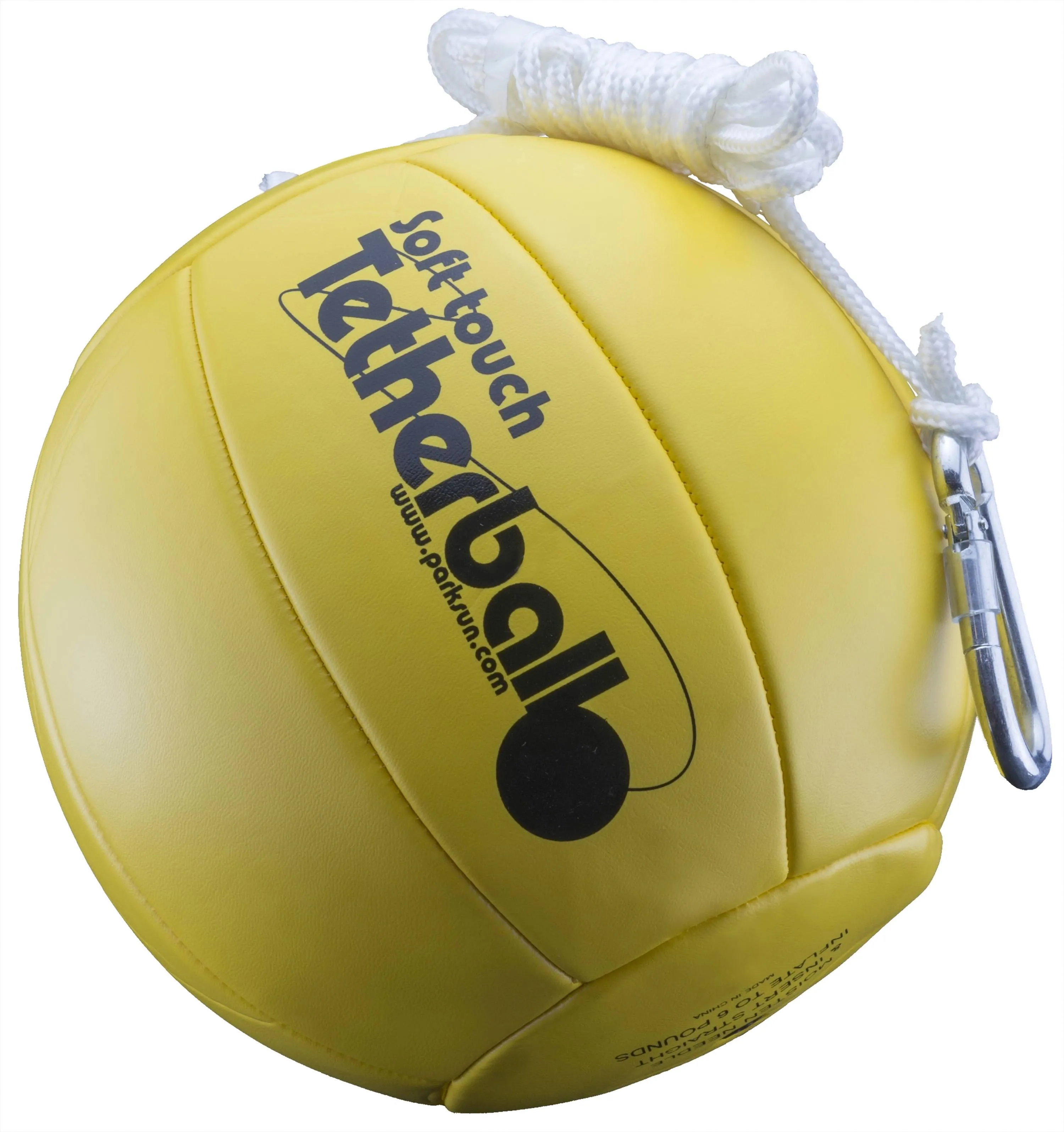 Park & Sun Sports Soft Touch Tetherball with 7' Nylon Cord and Clip