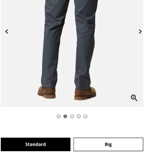 Columbia Rapid Rivers Pants - New Men | Color: Grey | Size: 44 in.