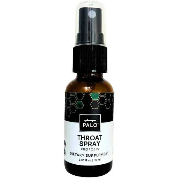 Palo Propolis Throat Spray Bee Brazilian Green Propolis Extract, Natural Immune Support & Sore Throat Relief - Antioxidants, Keto, Paleo, Gluten-Free