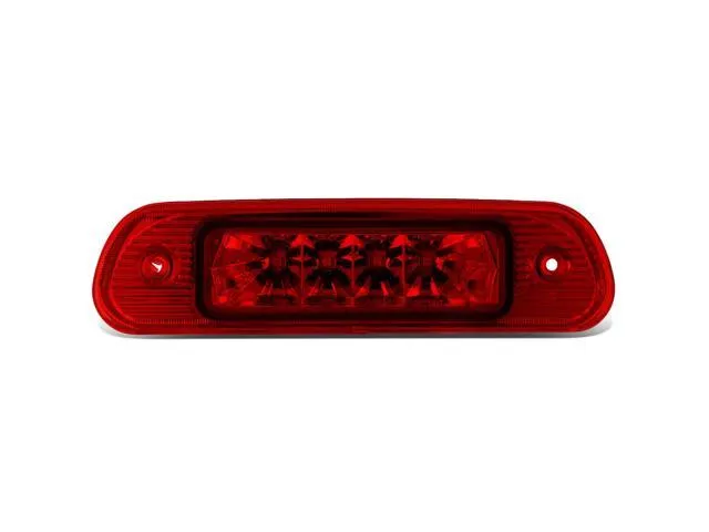 DNA Motoring 3BL-JGC99-LED-RD For 1999 to 2004 Jeep Grand Cherokee WJ Hight Mount LED 3rd Third Tail Brake Light Rear Stop Lamp Red Housing 00 01.