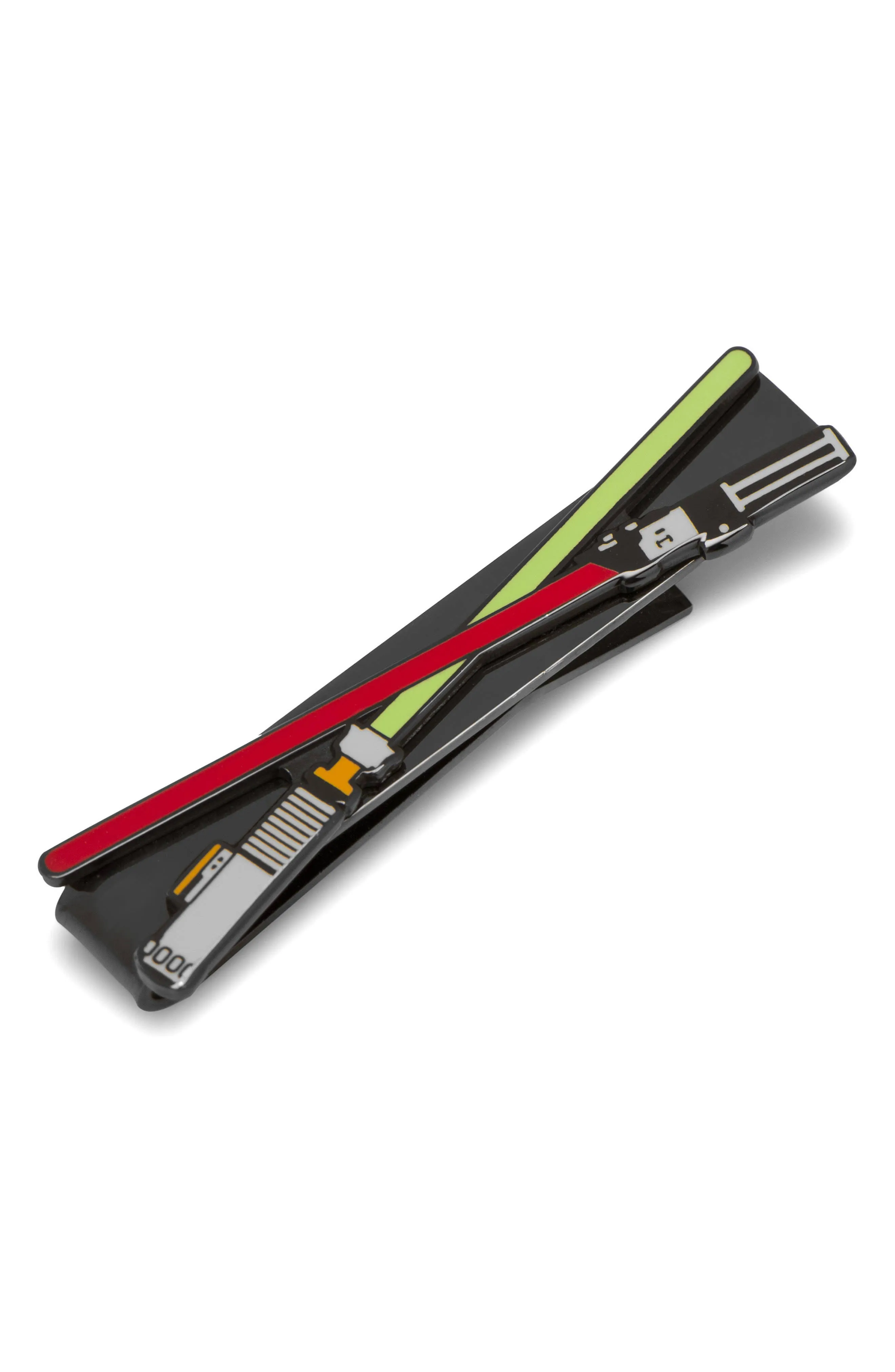 Lightsaber Battle Black Tie Bar