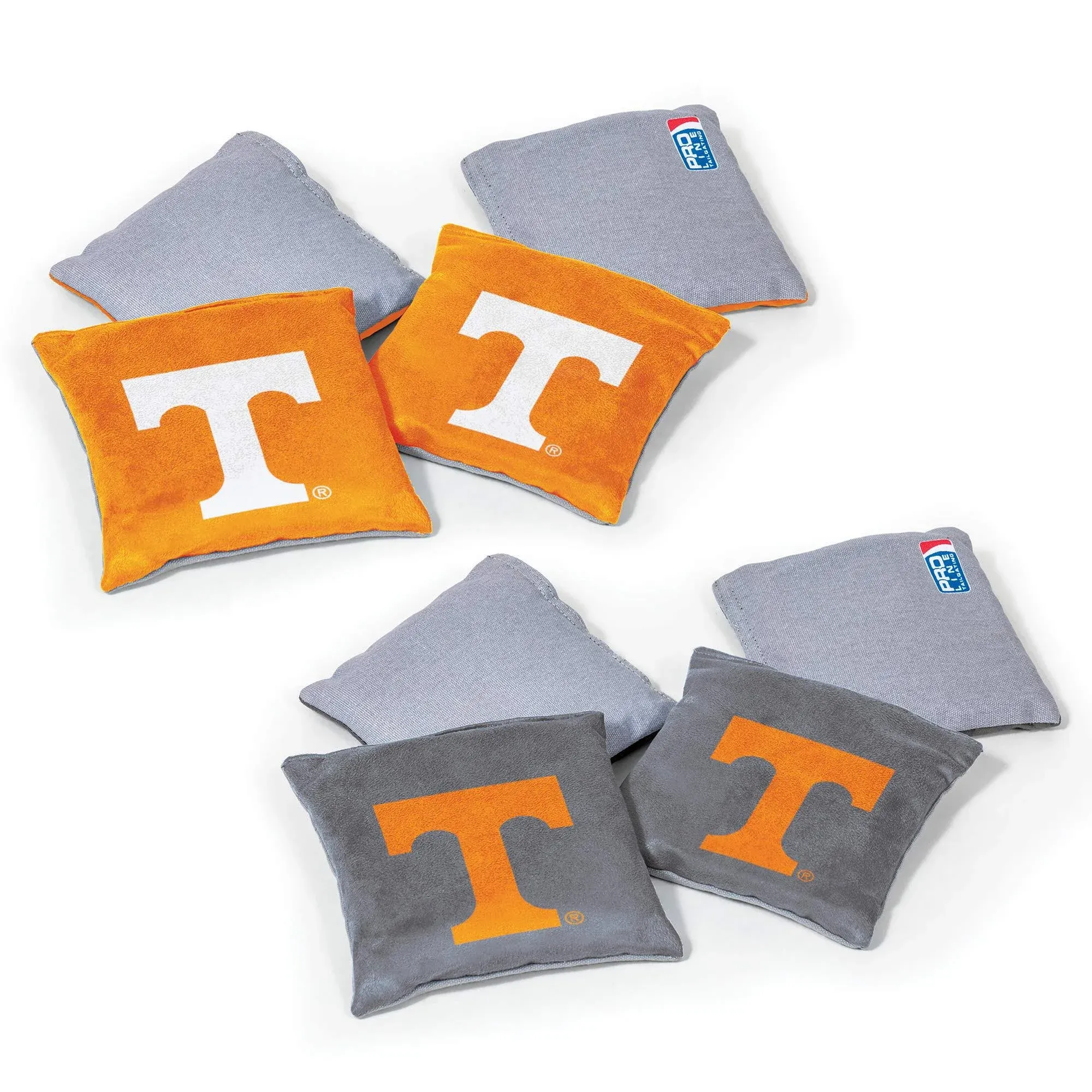 Wild Sports NCAA Tennessee Volunteers 8pk Dual Sided Bean Bags