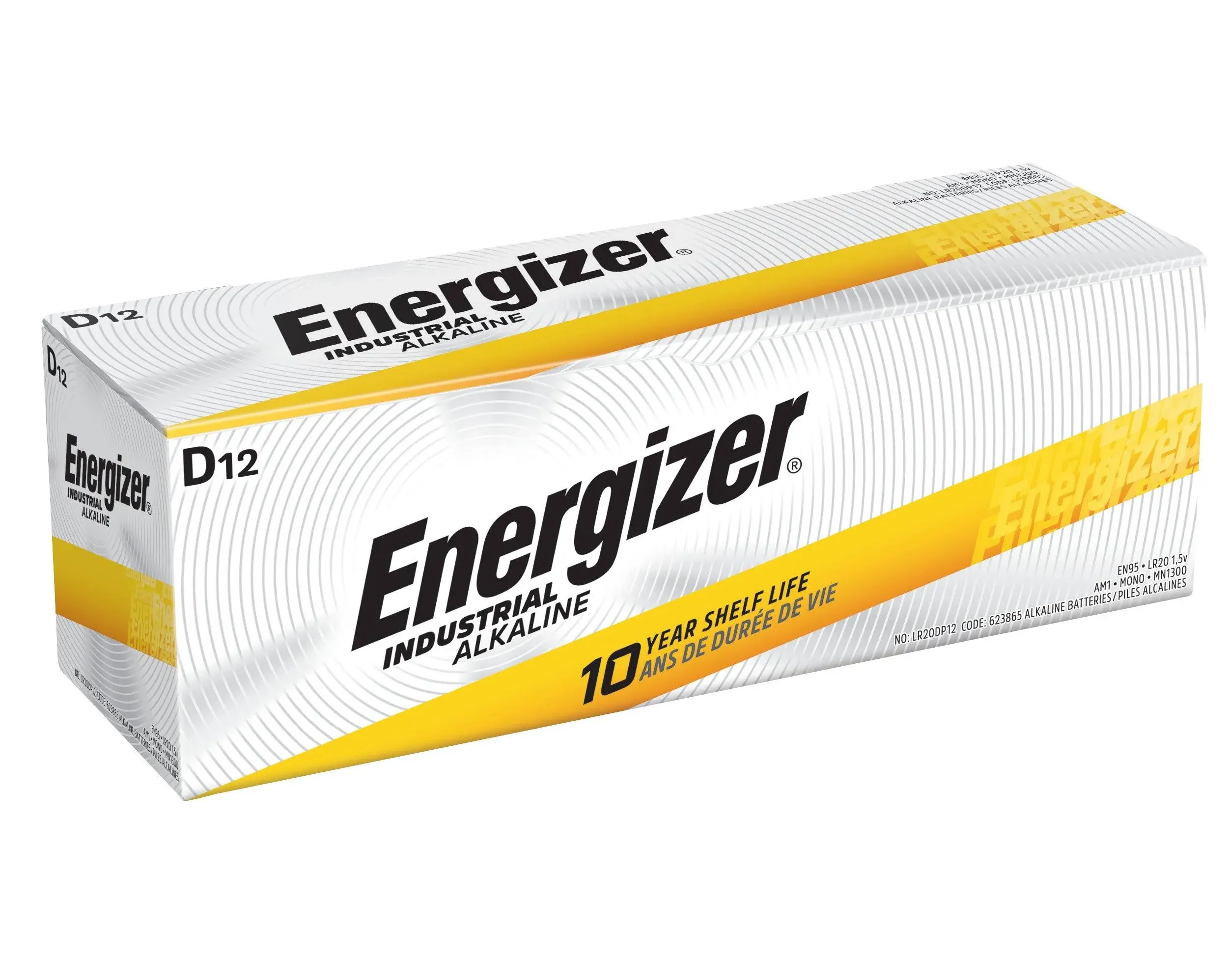 Energizer D Alkaline Industrial Batteries