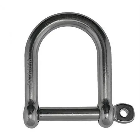 Extreme Max 3006.8231 BoatTector Stainless Steel Wide D Shackle - 3/8"