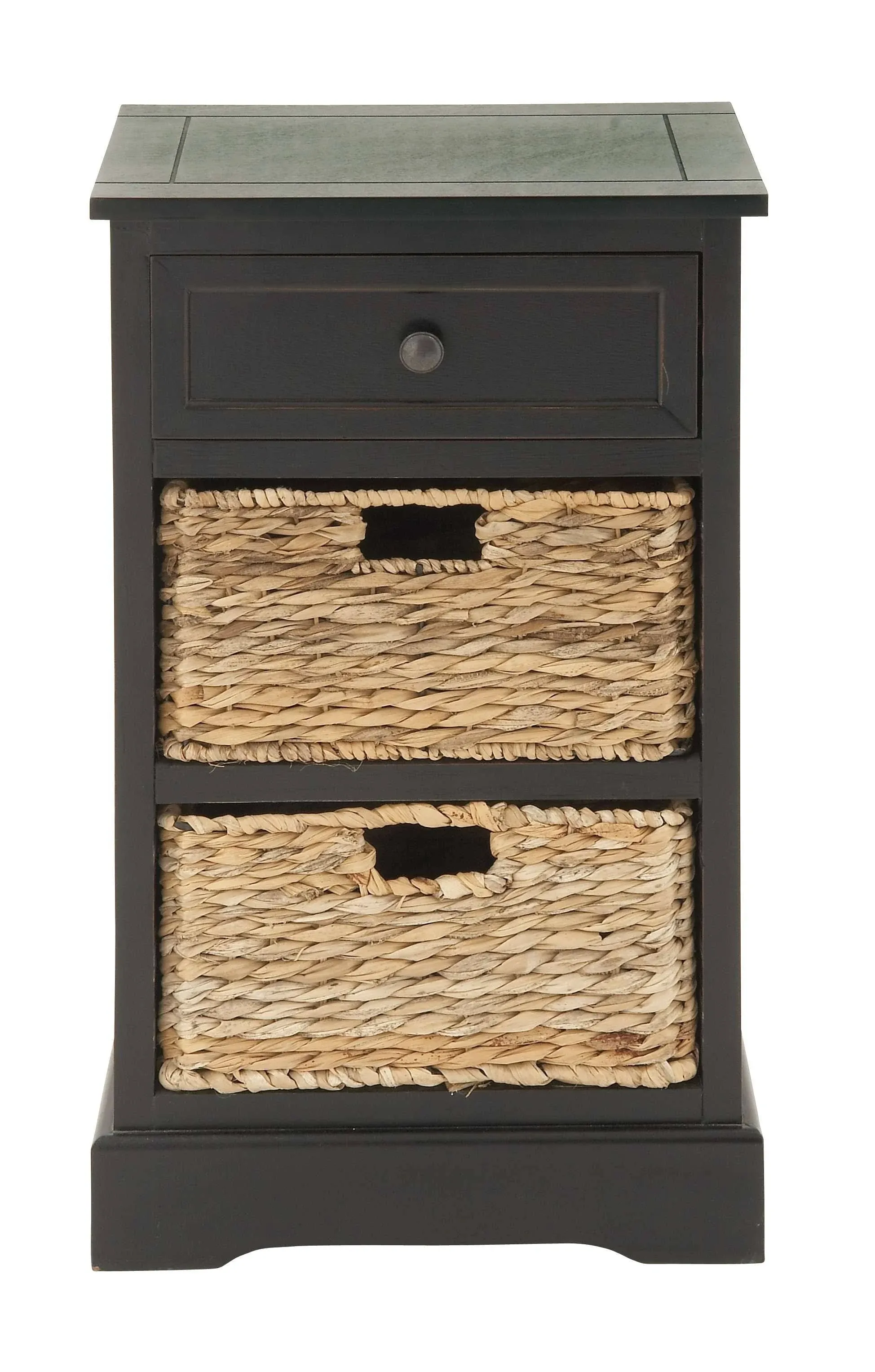 Juniper + Ivory Grayson Lane 28 In. x 16 In. Farmhouse Storage Cabinet Black Wood - Juniper + Ivory 96146