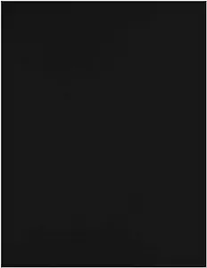 LUX 100 lb. Cardstock Paper, 8.5" x 11", Midnight Black, 50 Sheets/Pack (81211-C-56-50)