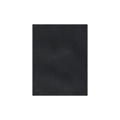 LUX 100 lb. Cardstock Paper, 8.5" x 11", Midnight Black, 50 Sheets/Pack (81211-C-56-50)