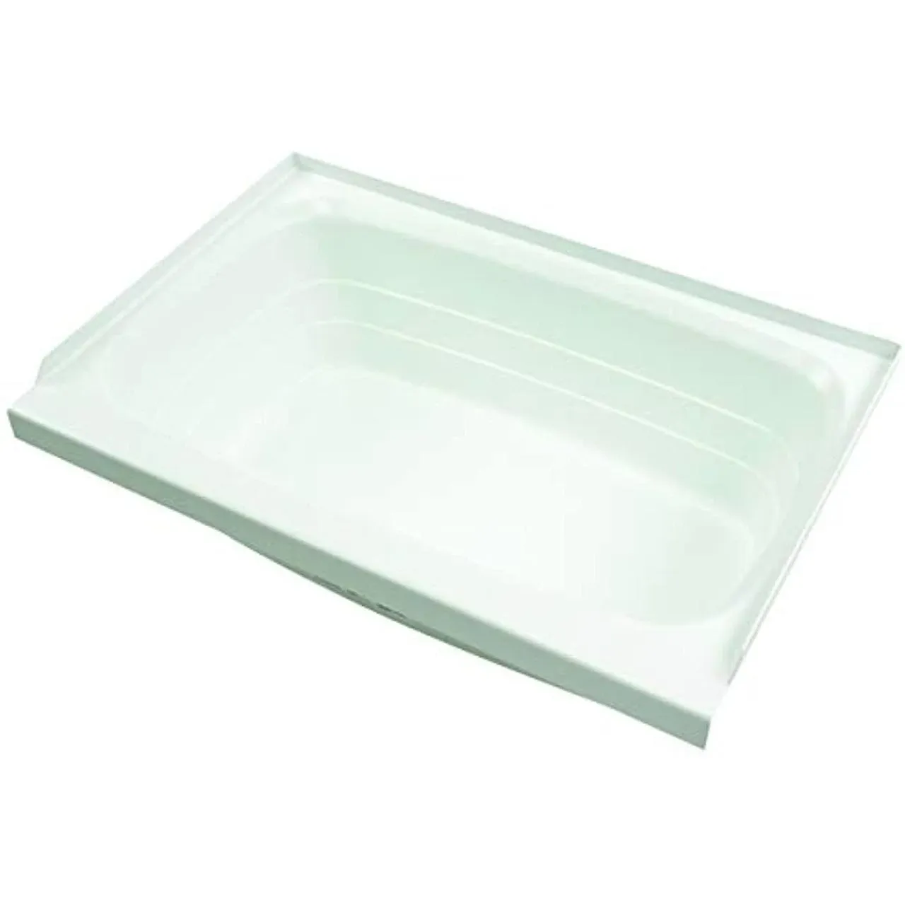 Lippert White 24x36 Center Drain Bathtub 209648