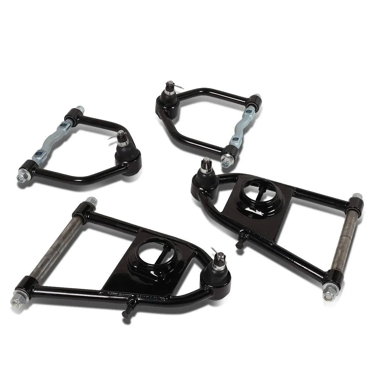 DNA Motoring LCA-FU+FL-FM73 for 1974 to 1978 Ford Mustang II Front Upper+Lower ...