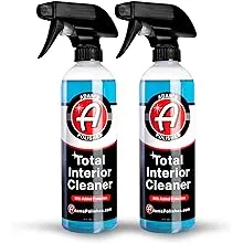 Adam's Polishes Interior Cleaner & Protectant (16oz) (2-Pack), Quick Detailer & SiO2 Protection, Ceramic Infused UV Protection, Anti-Static, For Leather, Vinyl, Plastics, Glass