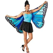 Seasons Adult Monarch Butterfly Cape Wings, Halloween Cape One Size for Women,BlueSeasons Adult Monarch Butterfly Cape Wings, Hallo…