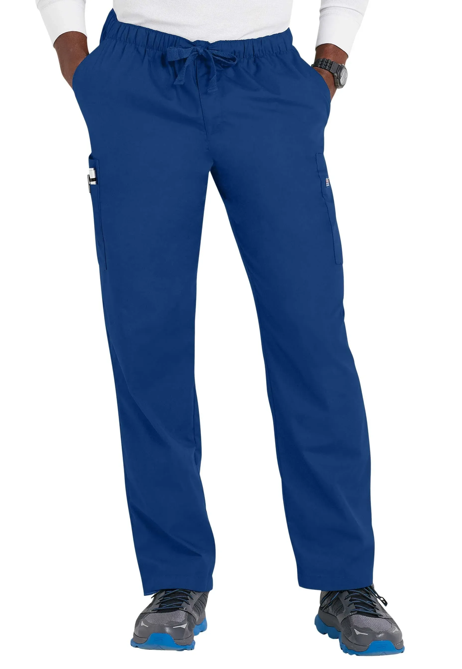 Medical Cargo Pants for Men Workwear Originals, Zipper Fly Scrubs for Men 4000