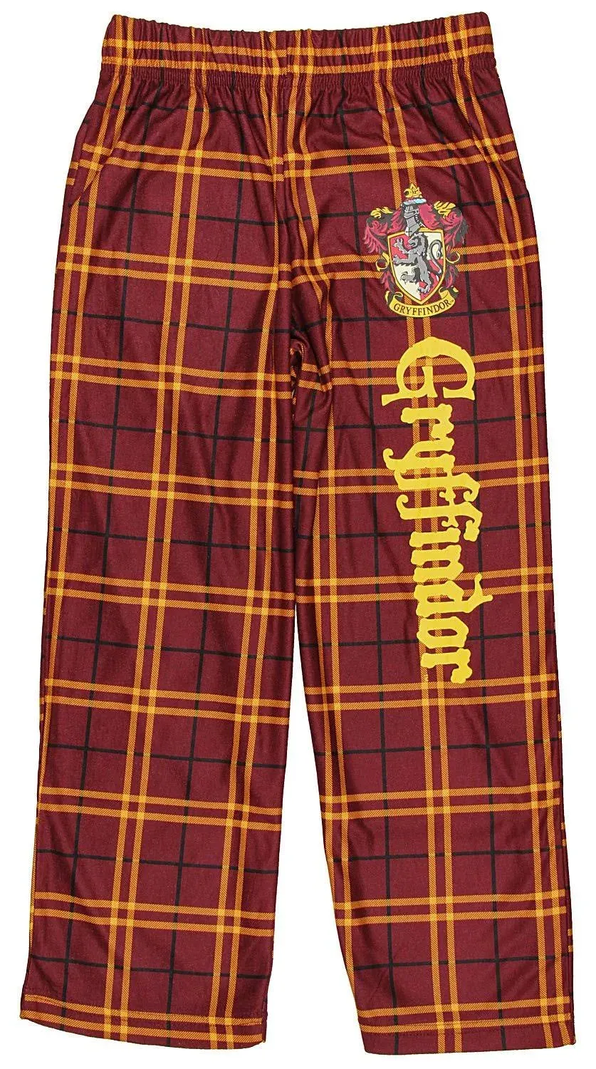 Intimo Harry Potter Big Boys Houses Plaid Pajama Lounge Pants