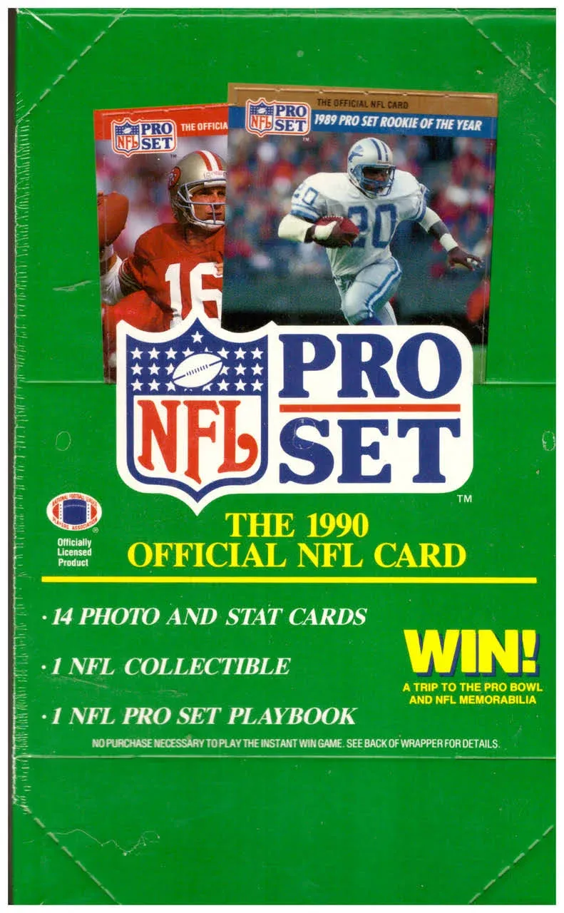 Pro Set Series 1 Football Wax Box